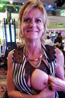 Amateur Granny Whore Love To Flash Her Pierced Boobies - #27