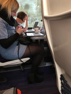 Brit Cunt on the Train - #2