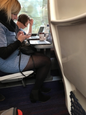 Brit Cunt on the Train - #3