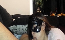 Masked Girlfriend Really Knows How To Suck