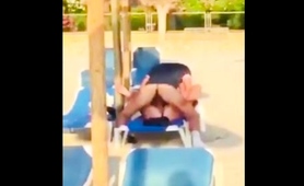 Beach Voyeur Films A Horny Couple Enjoying Wild Sex Action