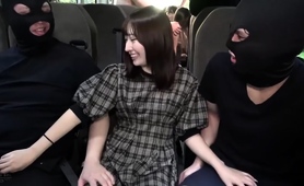 Masked Studs Fucking A Lovely Japanese Schoolgirl In A Van