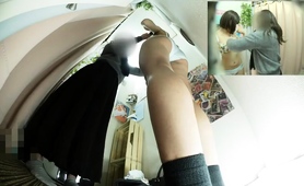 Sexy Slim Japanese Girl Caught On Dressing Room Spy Camera