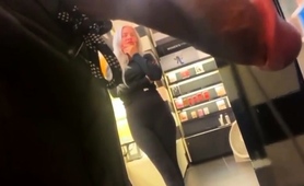 Black Guy Puts Big Cock On Display In Public Store